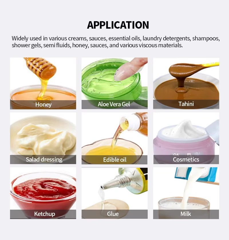 Automatic Servo Gear Pump Bottle Filling Machine with One Filling Head, Liquid Filler, Cream Sauce Filling Equipment