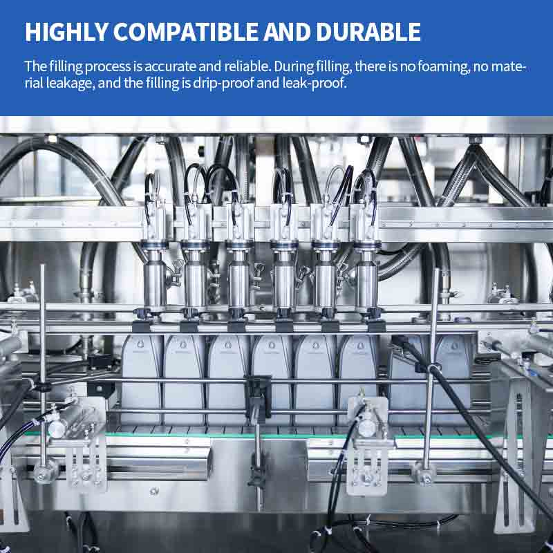 Automatic High Viscosity Liquid Antifreeze Lubricant Engine Oil Filling Machine