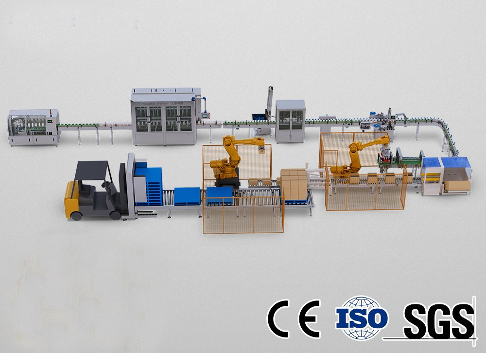 Best Selling Servo Piston Type Plastic Glass Bottle Liquid Filling Machine with High Accuracy Within +/-0.5%