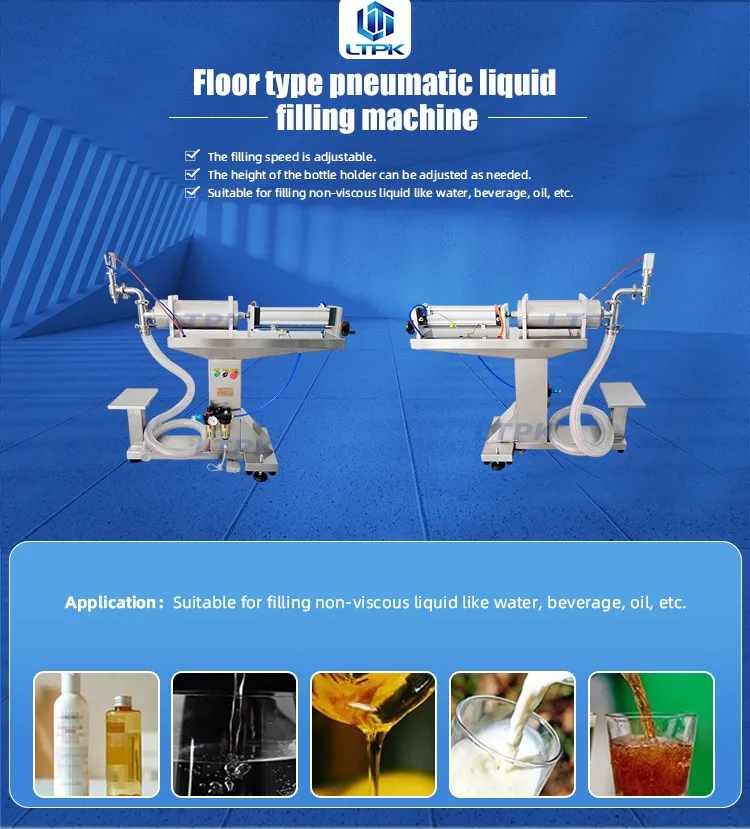 Piston Pump Liquid Filling Machine