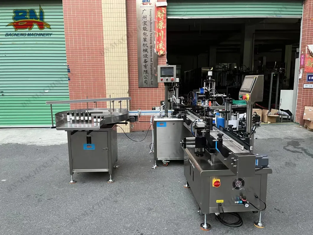 Filling plugging capping monoblock