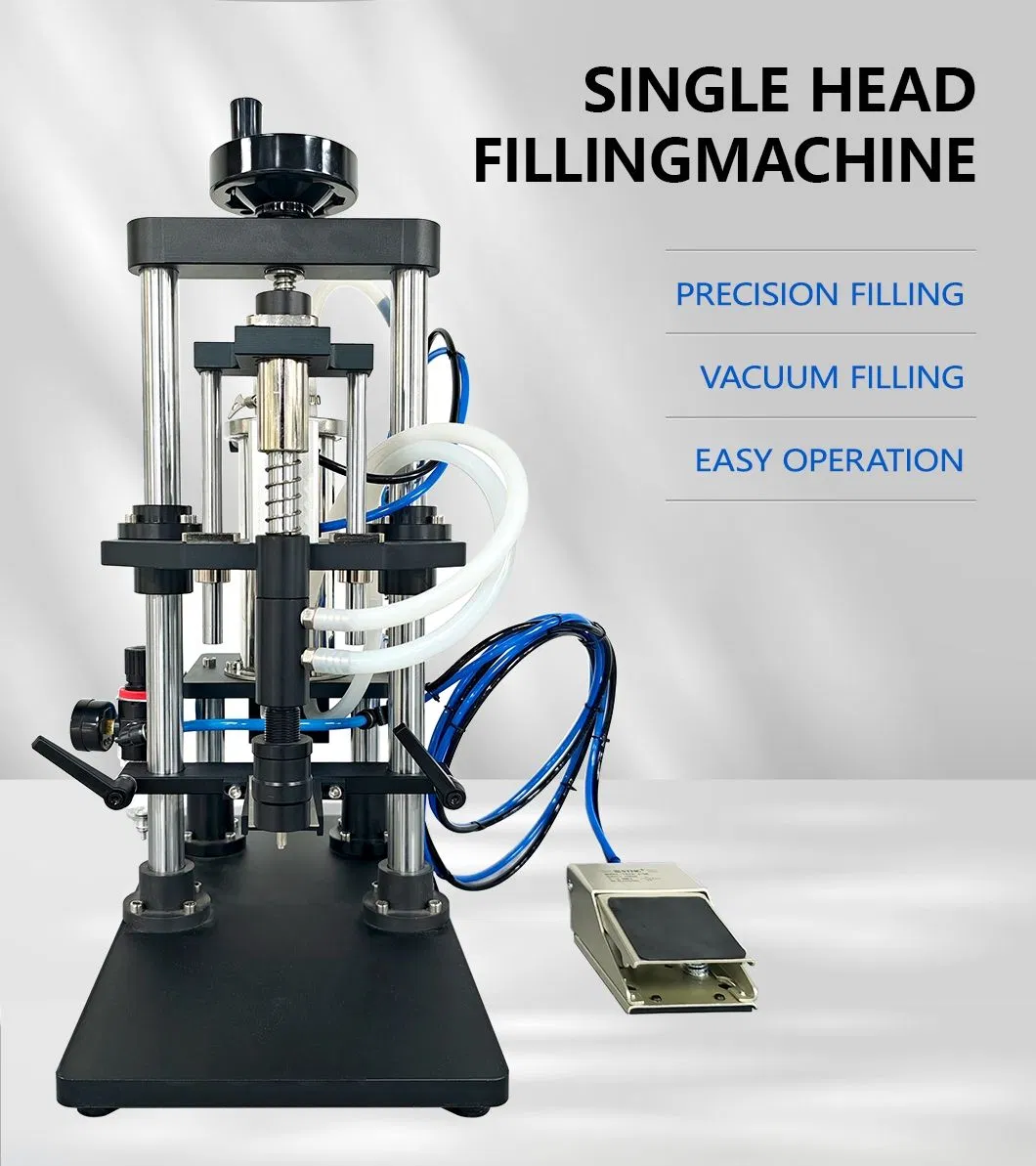 Single Head Vacuum Liquid Filling Machine