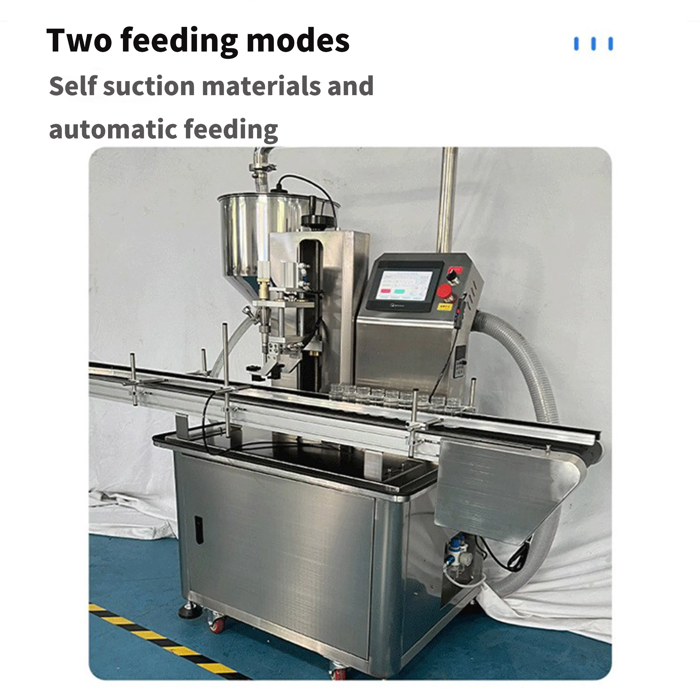 Factory Fully Automatic Gear Pump Water Shampoo Liquid Juice Peanut Butter Yogurt Energy Drink Lotion Facial Mask Filling Machine