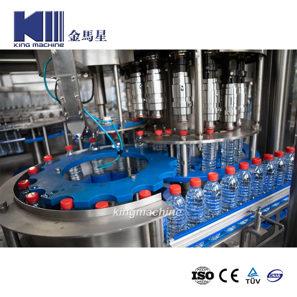Full Automatic Beverage Liquid Pure Mineral Drinking Soda Water Bottle Blowing Washing Filling Bottling Bottled Capping Sealing Labeling Making Packing Machine