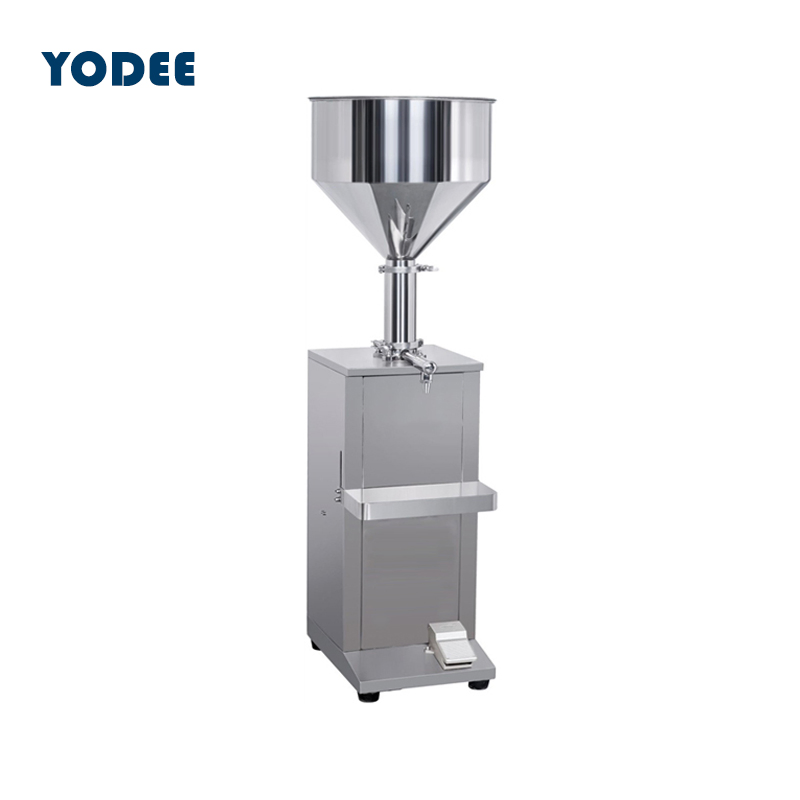 Yodee Machinery Hot Sale Semi-Automatic High Viscosity Liquid Cream Filling Machine