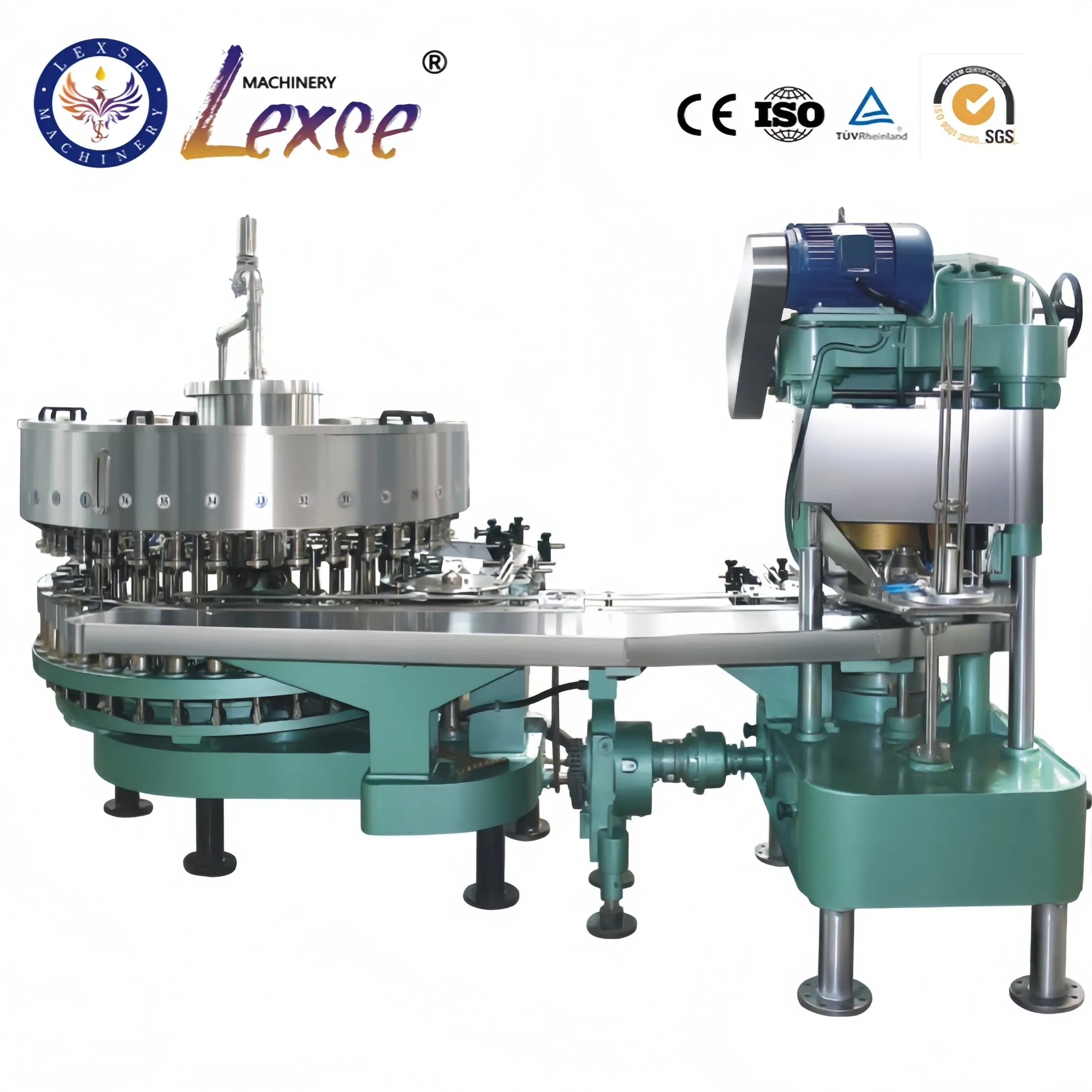 Aluminum Can Carbonated Soft Drink Liquid Beverage Juice Energy Drinks Spirit Pet Bottle Carbonated Drink CO2 Beer Soda Soft Water Juice CSD Filling Machine