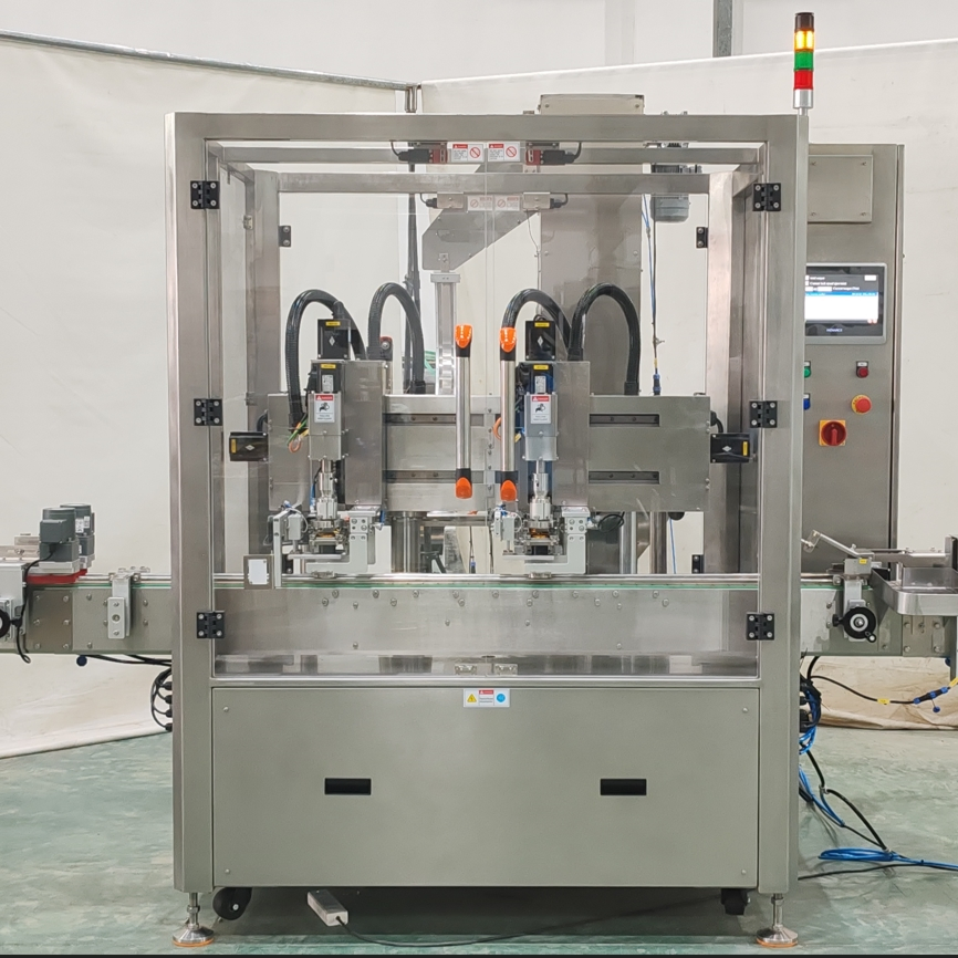 Automatic High Speed Capping Liquid Beverage Filling Food Packing Machine for Glass/Plastic Bottles- Water /Shampoo/Cosmetic /Medicine Package