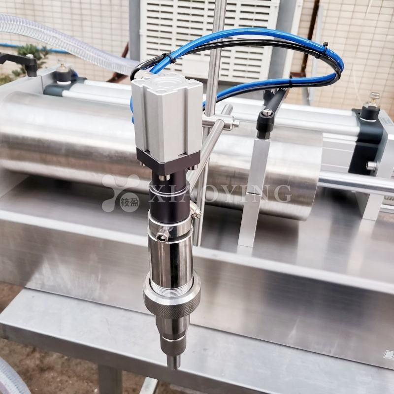 Horizontal Self-Suction Piston Liquid Paste Lotion Honey Table Type Cream Filling Machine