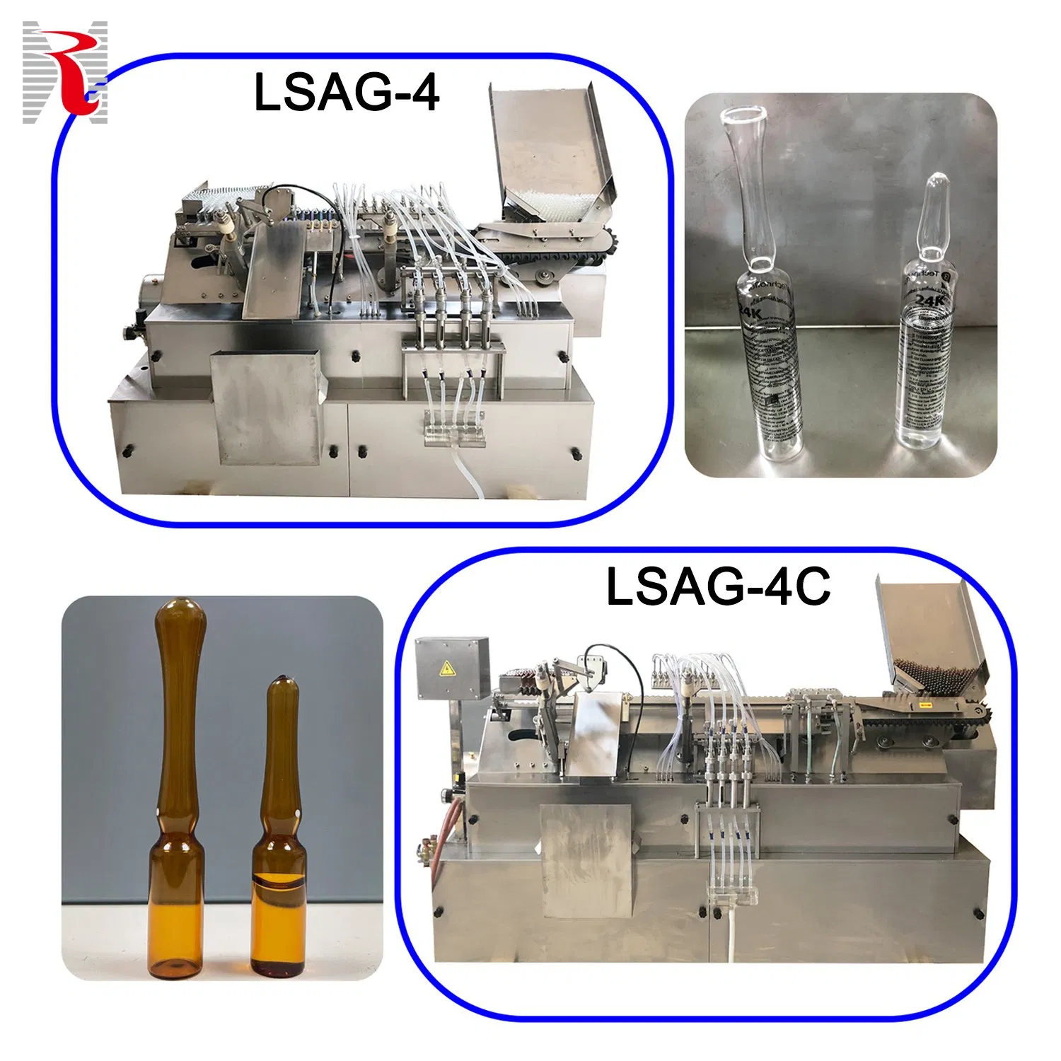 CE Certificate Speed Best Price Multi-Heads High Accuracy Small Scale 1-10ml for Pharmaceutical Liquid Injection Automatic Ampoule Filling and Sealing Machine