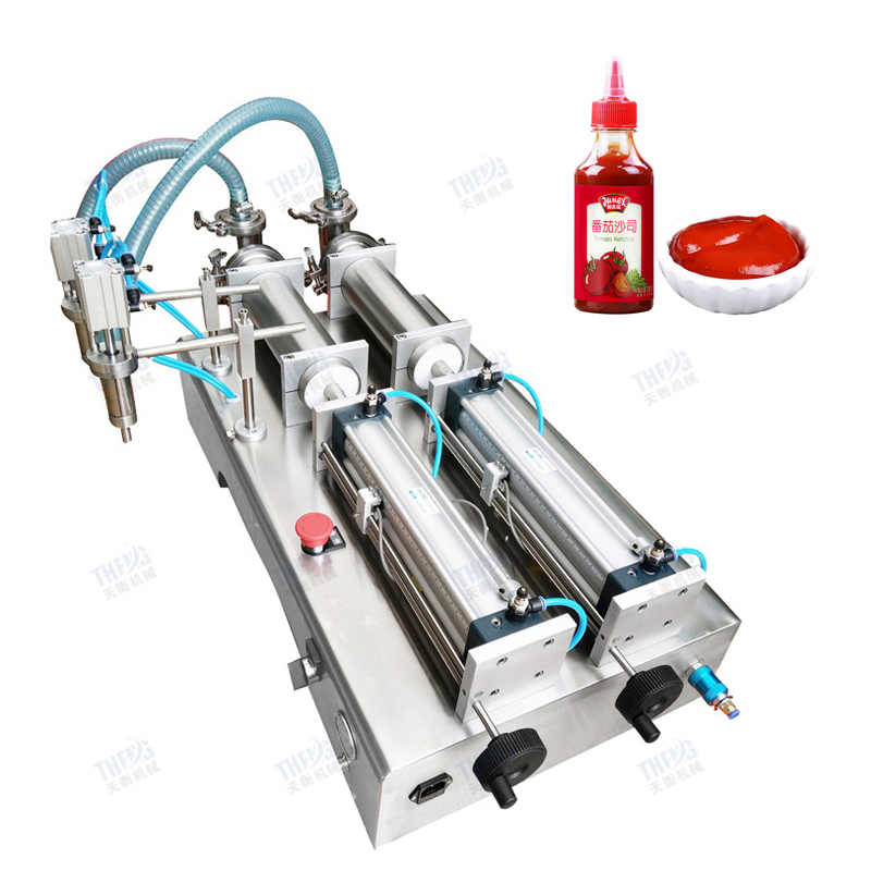 Semi-Automatic Small Piston Type Beverage Honey Liquid Filling Machine