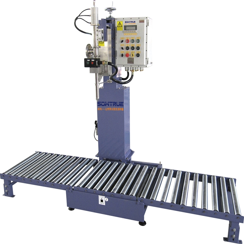 Large-Capacity 200L IBC Rocker Arm Chemical Liquid Filling Machine with Stainless Steel Construction for Lubricating Oil