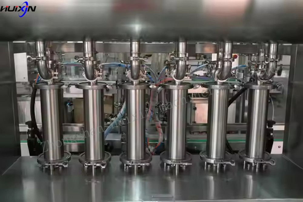 Multi-Head Linear Type Full Automatic Cosmetic Cream Lotion Shampoo Liquid Soap Detergent Bottle Servo Driven Volumetric Piston Liquid Filling Machine