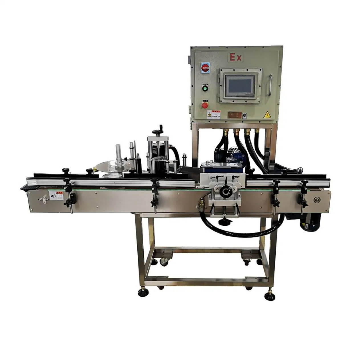 Automatic High Speed Explosion Proof Bottle Liquid Filling Labeling Machine Label Machine
