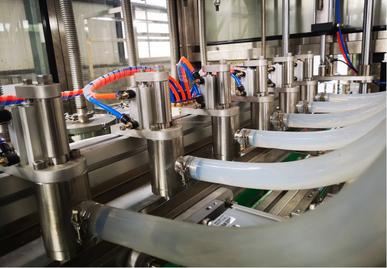 Servo Motor Linear Type Piston Paste Bottle Liquid Filling Machine