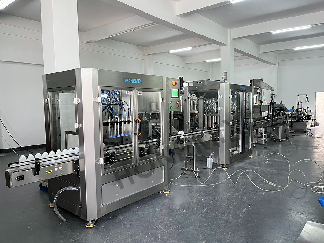 Hone High Viscosity Automatic Dishwashing Liquid Dishwasher Paste Plastic Jar Box Bottle Filling Machine