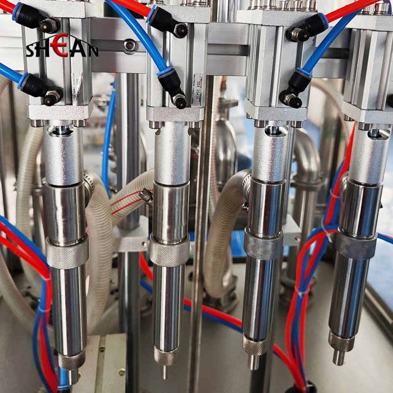 High Quality Multi-Head Straight Line Liquid Linear Can Condiment Soy Sauce Filling Machine