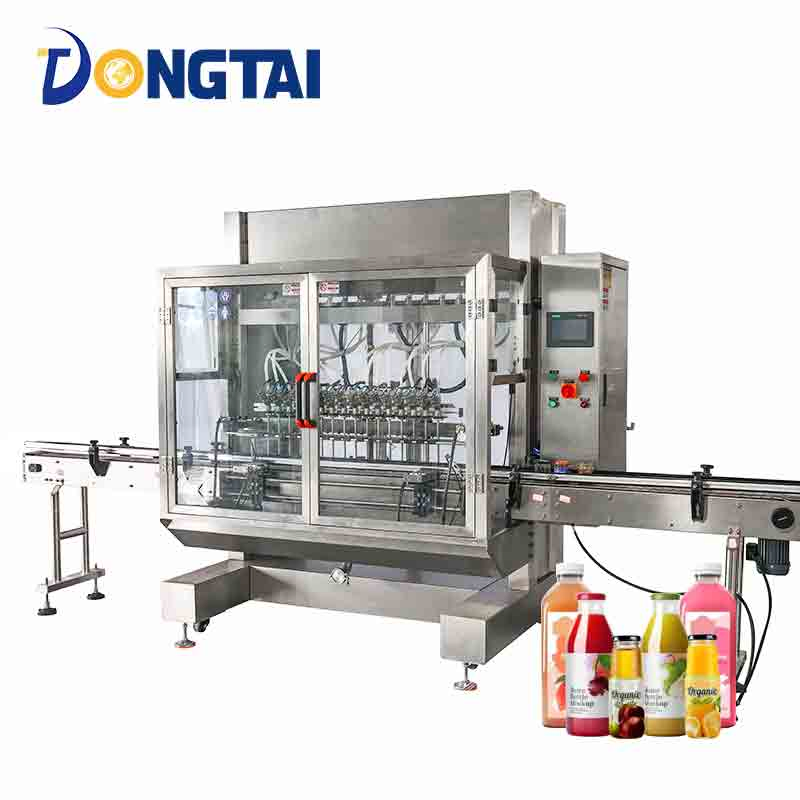 Automatic Explosion Proof 12 Heads Bottles Linear Gravity Chemical Liquid Filling Machine
