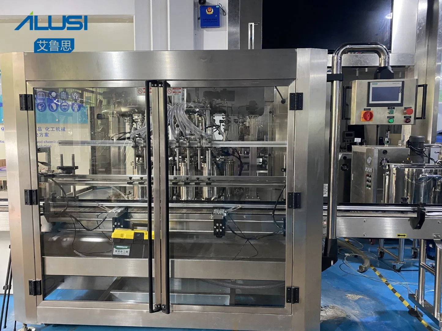 Liquid Lotion Quantitative Bottle Filling Machine Overflow Piston Automatic Eight Nozzles Filling Machinery