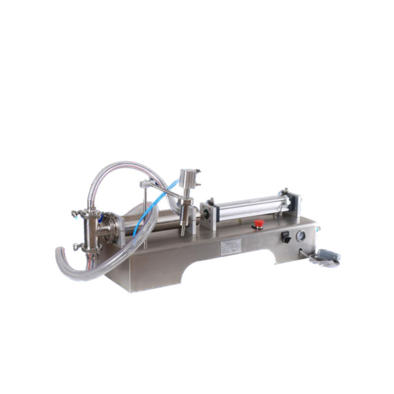 Pneumatic Horizontal Liquid Filling Machine - Sesame Oil and Sesame Paste Piston-Type Quantitative Filling Equipment