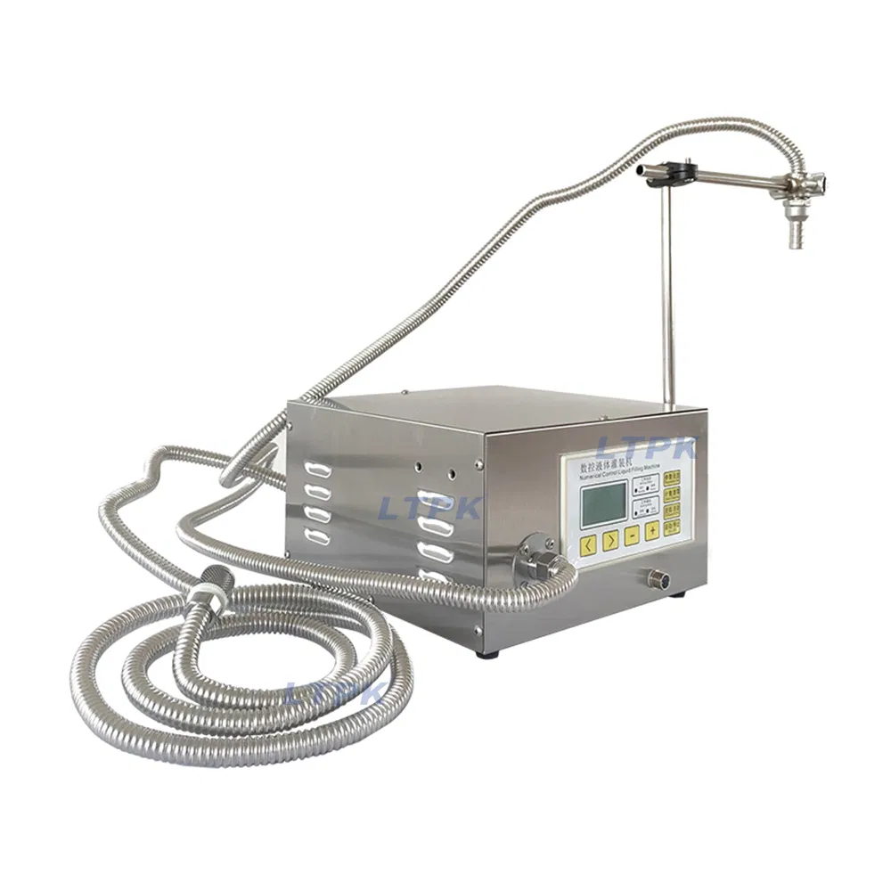 Semi-Automatic Gear Pump Peanut Oil Filler Grease Olive Lubricating Oil Liquid Bottle Filling Machine