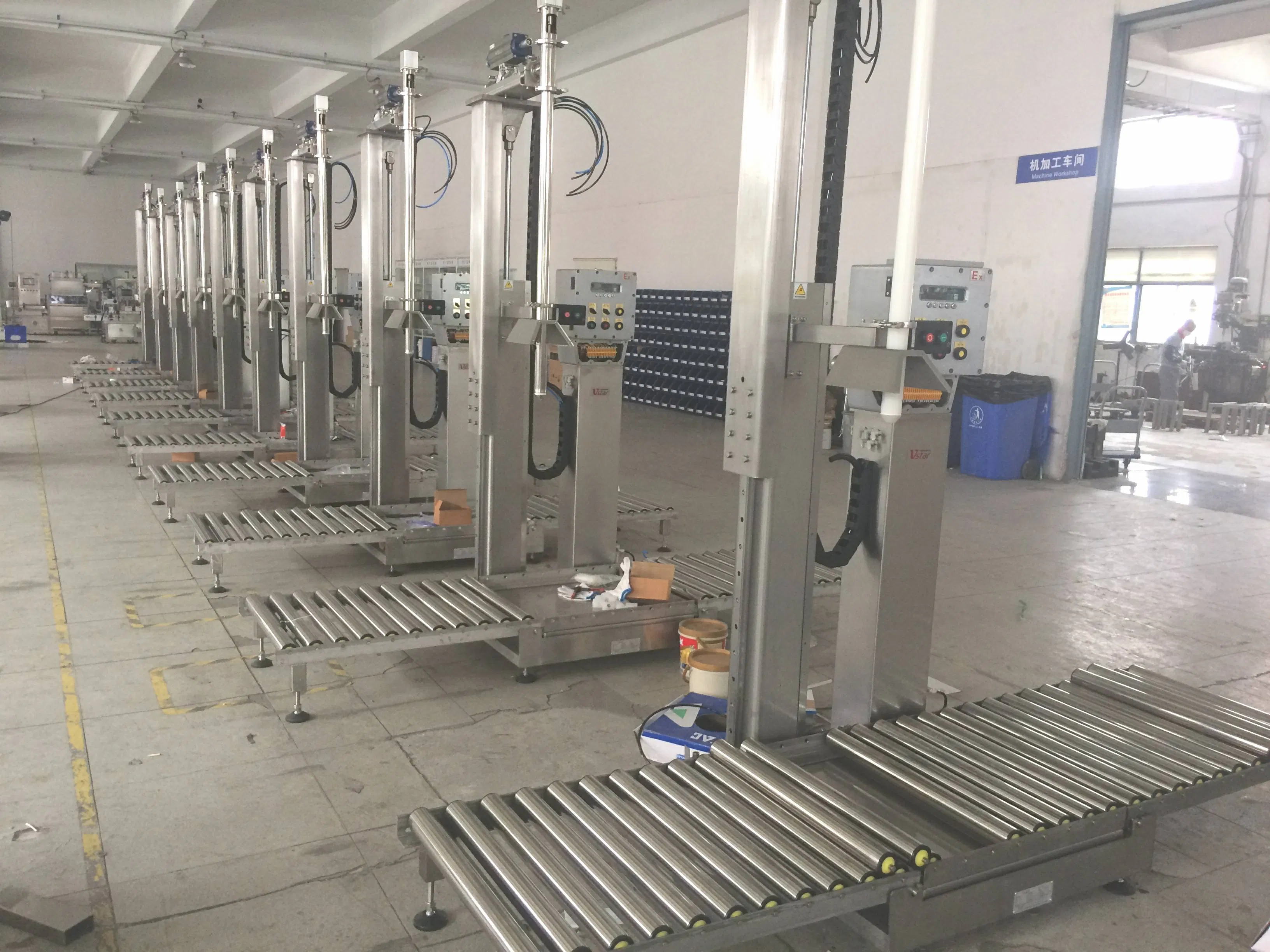 Vstsr Semi-Automatic V5-300be Explosion-Proof Filling Machine for Liquid