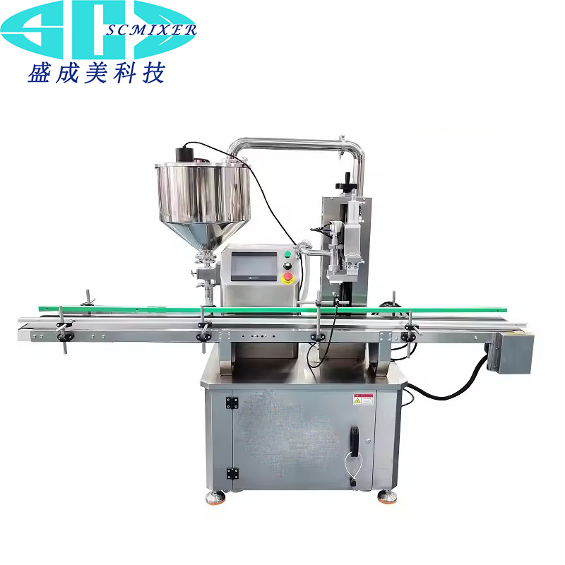 Scmixer Automatic 6 Head Gallon Liquid Detergent Hand Sanitizer Volumetric Piston Bottle Filling and Capping Machine Price