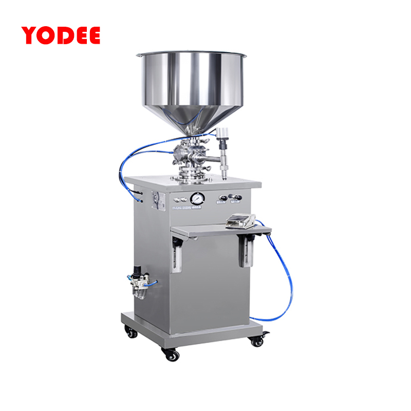 Semi Automatic Single Head Volumetric Thick Liquid Filler Shower Gel Filling Machine
