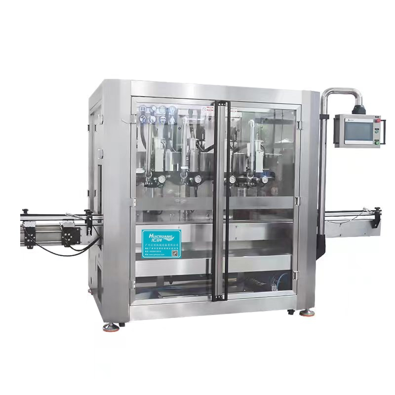Overflow Type Filling Machine Consistent Liquid Level Transparent Bottle Filling