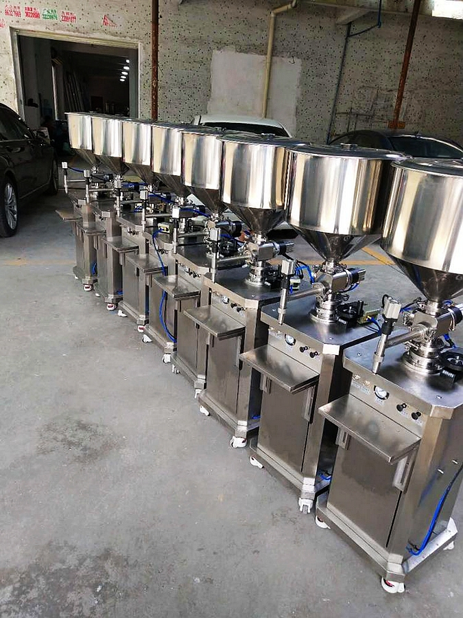 Semi Automatic Tomato Paste Filling Machine Paste Fill Machine Liquid Filler