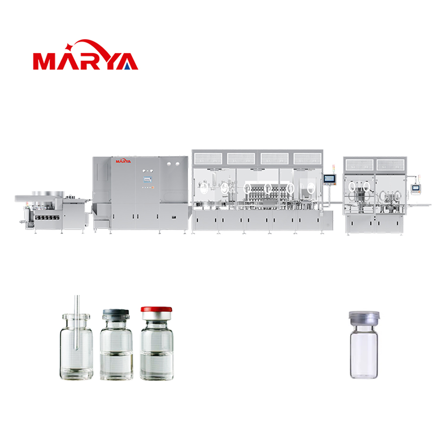 Marya Automatic Multi Filling Heads 4/6/8 Filling Heads Vial Liquid Filling Machine with CIP and SIP Cleaning System