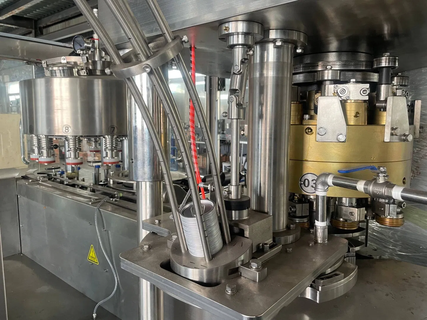 500ml Juice Liquid Pet Cans Blending Rinsing and Filling Line Machine