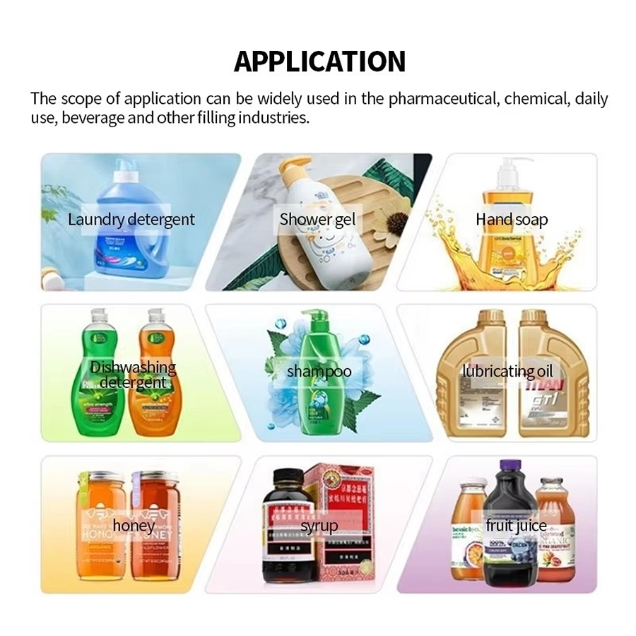 Twelve-Head Plunger-Type Automatic Liquid Filling Machine Used for Lubricating Oil