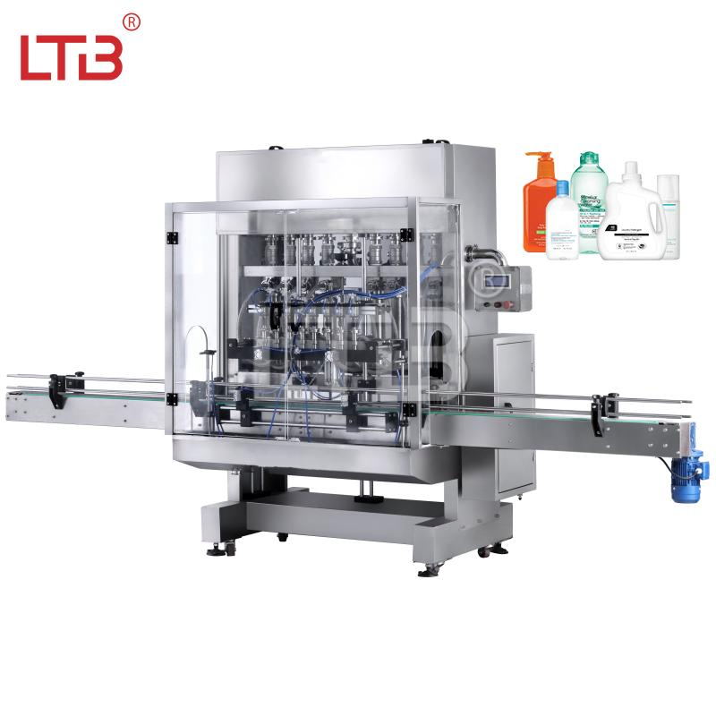 Linear Servo Driven Piston Peristaltic Gear Pump Gravity Pet Glass Bottle Syrup Oil Cosmetic Liquid Jar Viscosity Bottling Filling Filler Food Packaging Machine