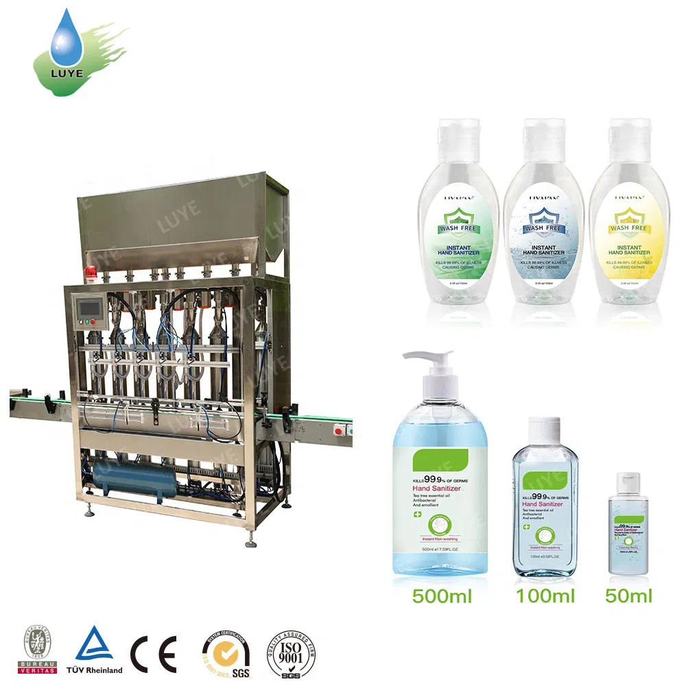 Servo Type Piston Daily Chemical Liquid Detergent Shower Gel Hand Washer Shampoo Filling Machine