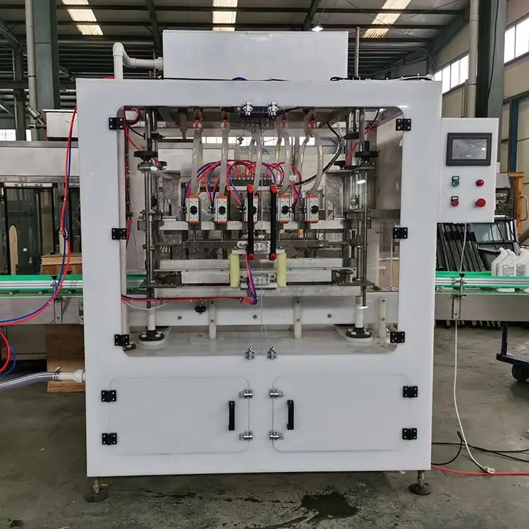 Anti Corrosion Gravity Self Flow Piston Soy Sauce Toner Honey Liquid Filling Machine