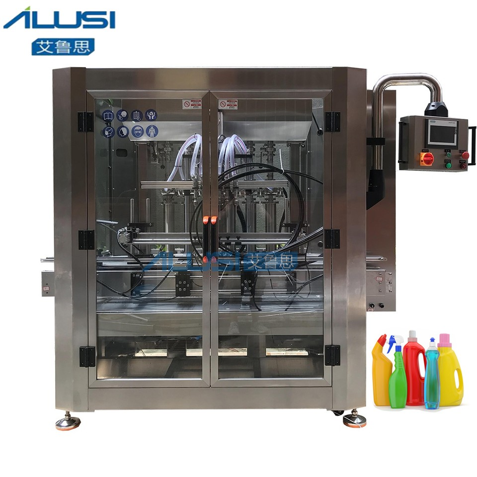 Multi Heads Piston Type Liquid Soap Water Essential Oil Filling Machine for Plastic Glass Bottle China Manufacturer