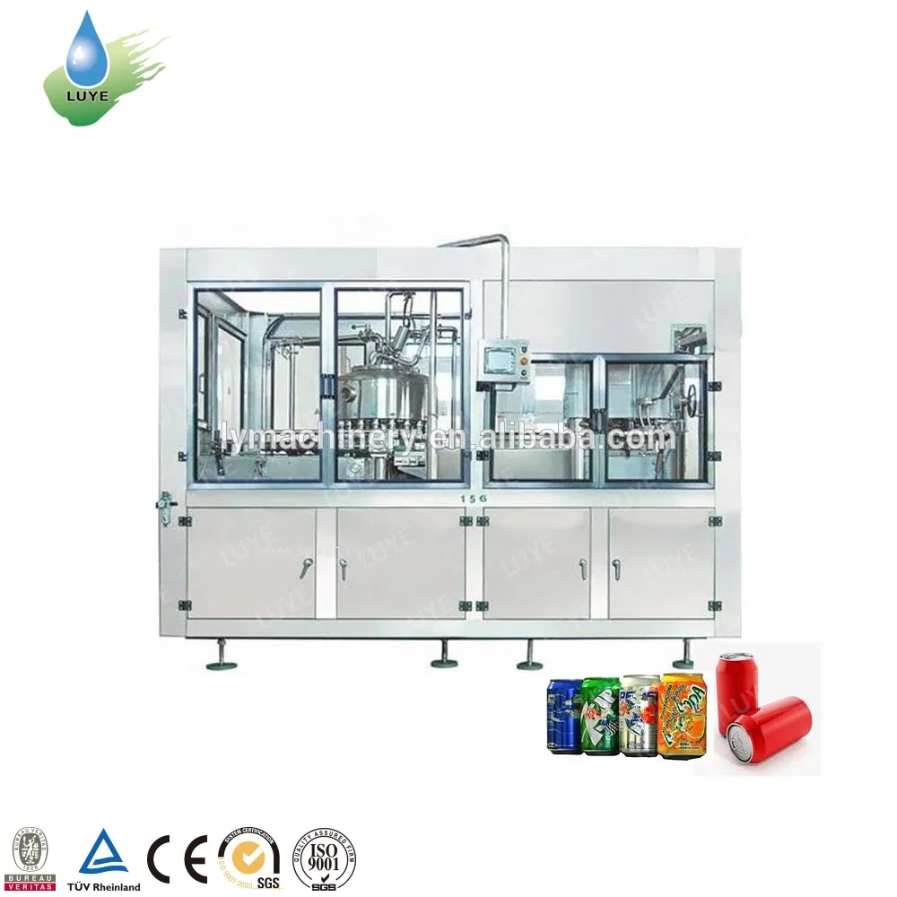Aluminum Beverage Cans Liquid Filling Machine Packaging Line Agriculture Food Beverage Machine