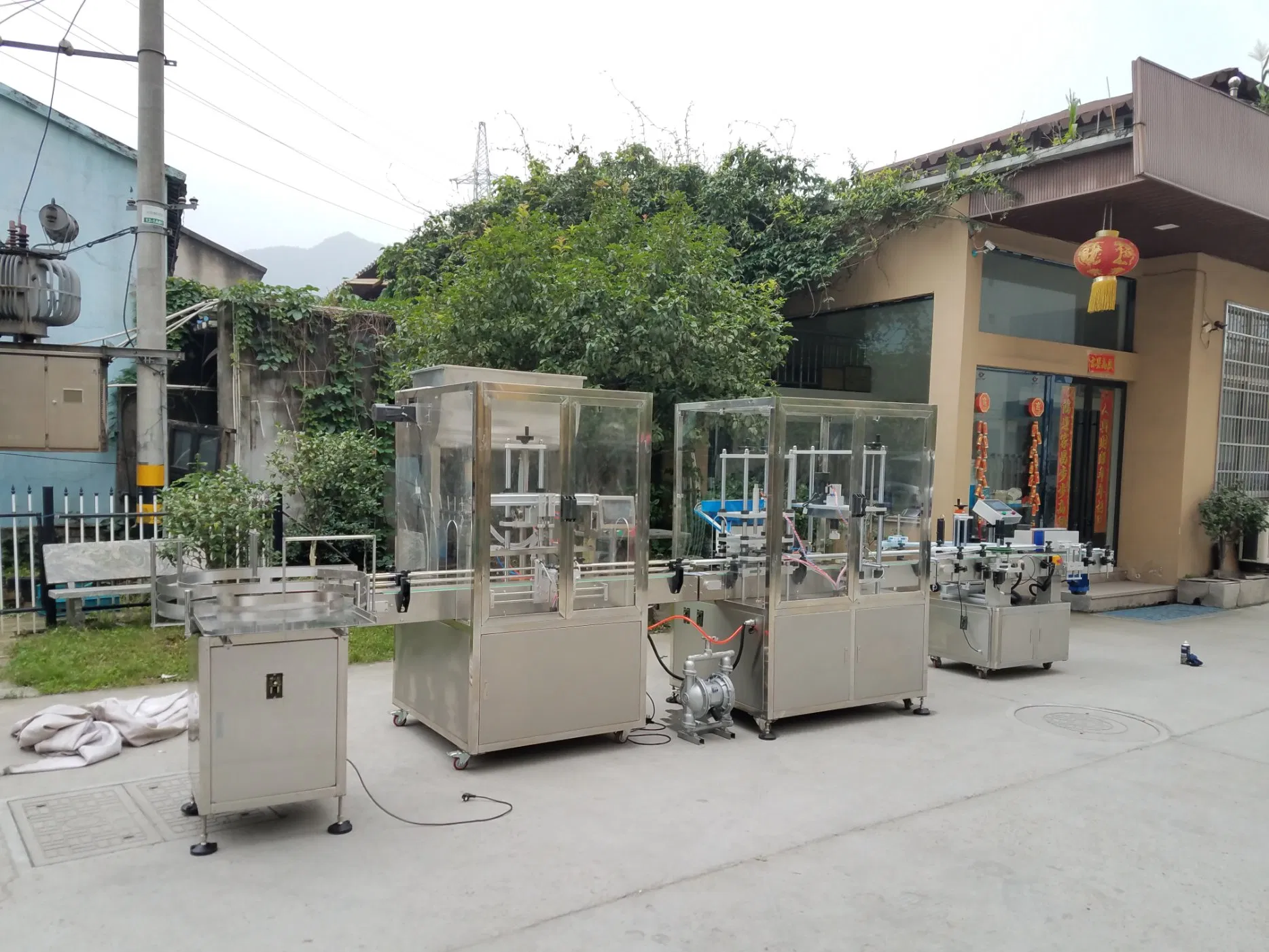 Kefai Volumetric Liquid Milk Filling Capping Machine Liquor Aseptic Milk Filling Line