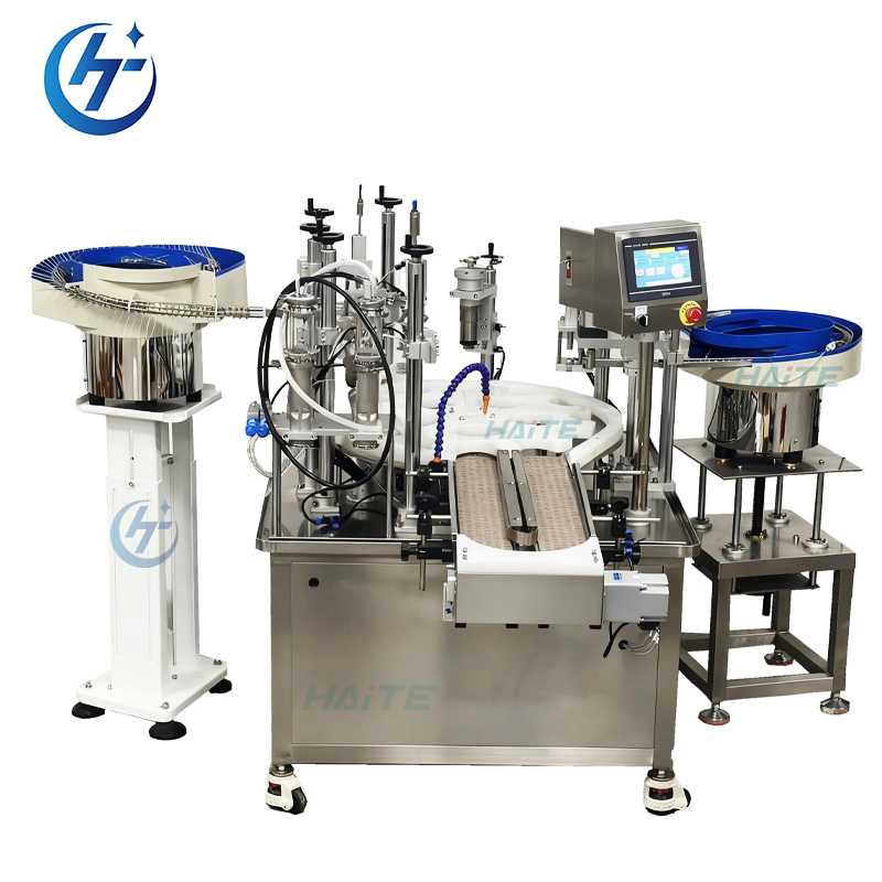 Automatic Gravity Filling Machine for Low-Viscosity Liquid