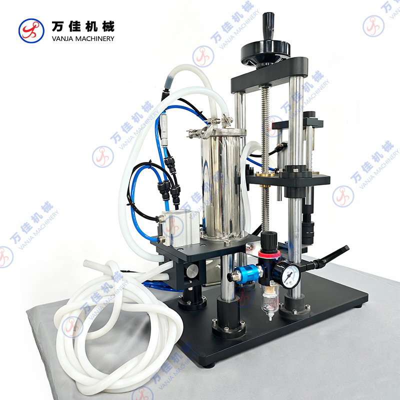 Single Head Negative Pressure Perfume Fully Pneumatic Vacuum Liquid Filling Machine