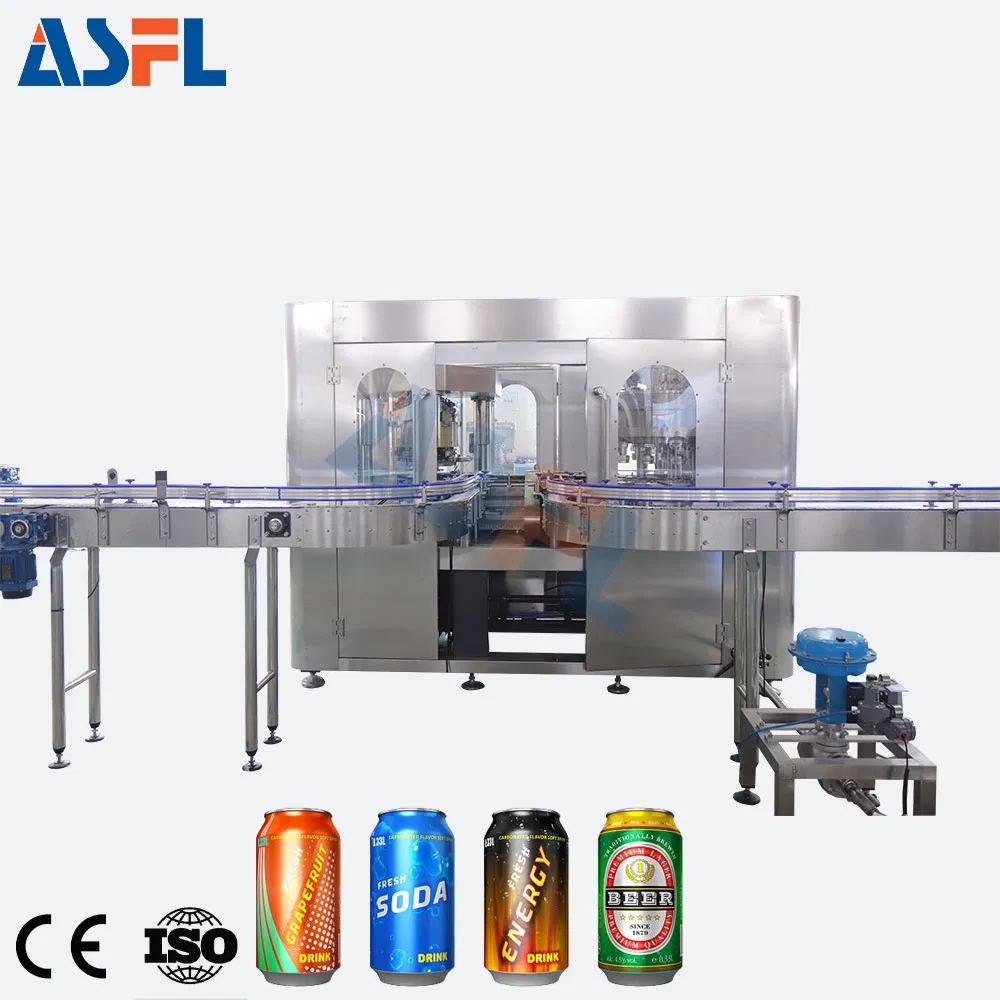 Juice Single Can Fill Machine Beer Canning Line Liquid Filling Machine Pop Can Filling Machine