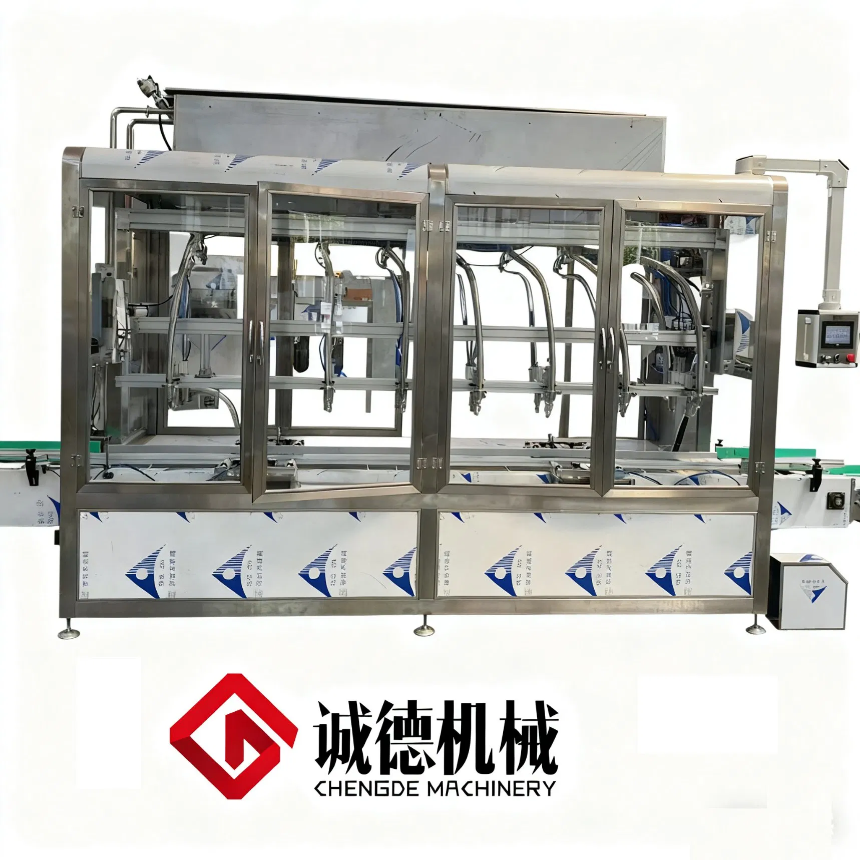 Automatic Gravity Inline Overflow Filling Machine for Liquid Fertilizer