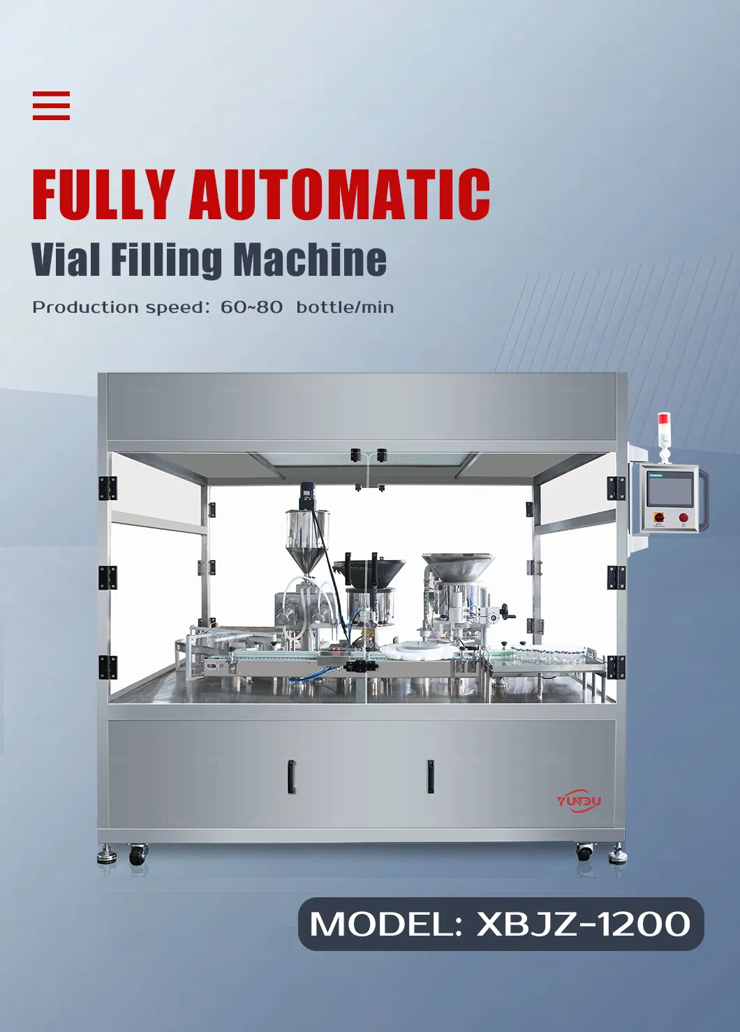 Vial Bottle Liquid Filling Machine