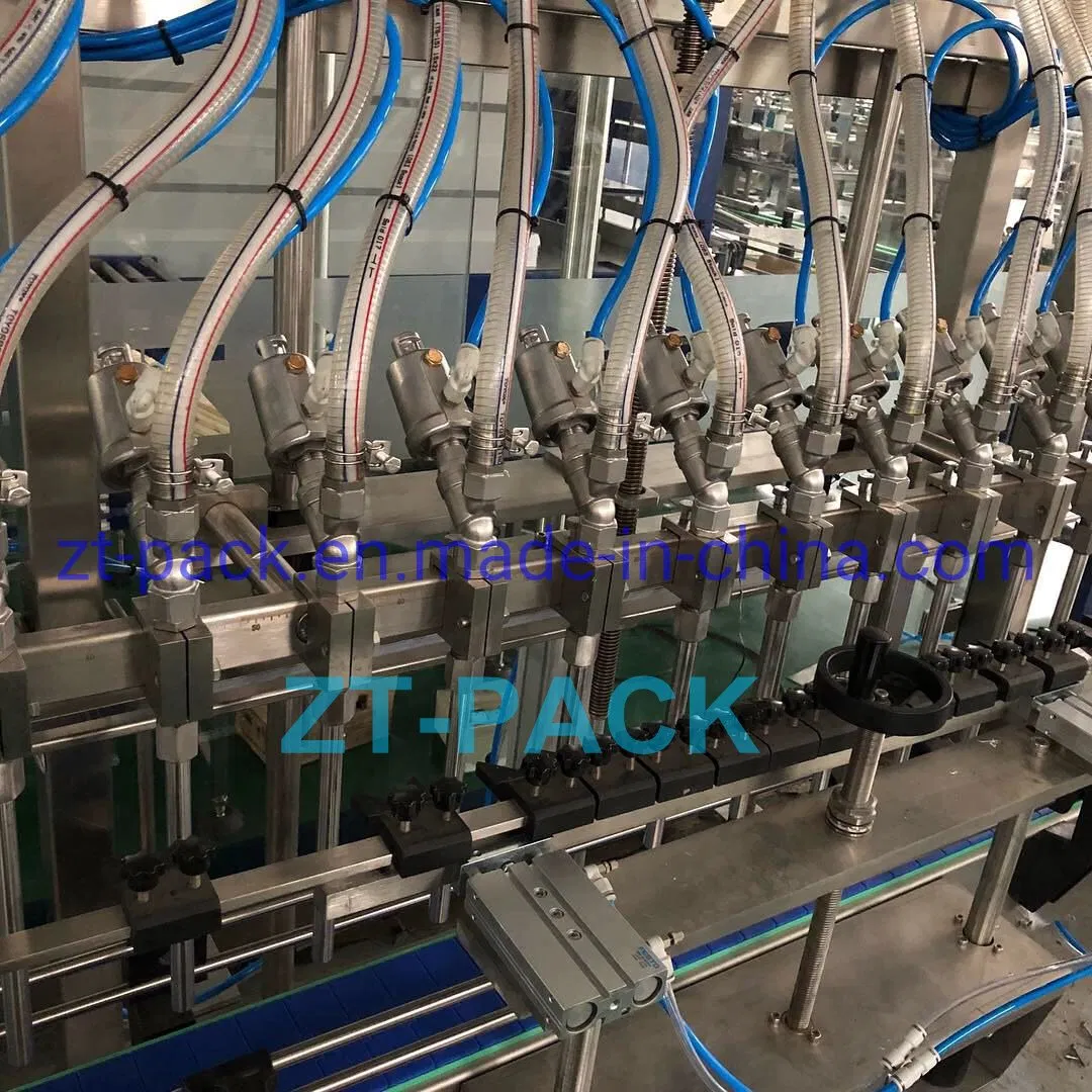 High Speed Self-Flow Gravity Ss Liquid Bottle Filling Machine