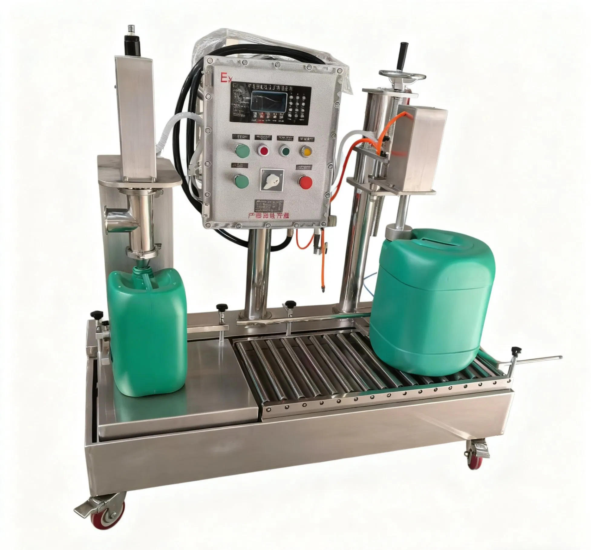 5-50L Explosion Proof Diesel Gasolinelubricating Oil Chemical Raw Materials Liquid Weighting Filling Machine