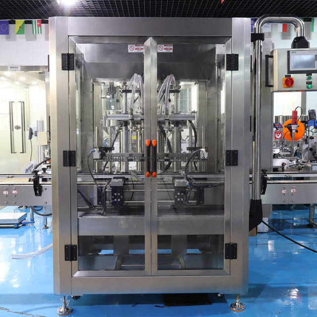 Multi Heads Piston Type Liquid Soap Water Essential Oil Filling Machine for Plastic Glass Bottle China Manufacturer