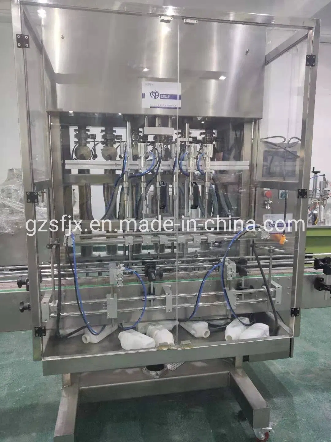 Automatic Food Packaging Liquid Juice Tomato Paste Detergent Hotel Bottle Hand Wash Liquid Soap Shower Gel Body Cream Lotion Shampoo Filling Machine Line