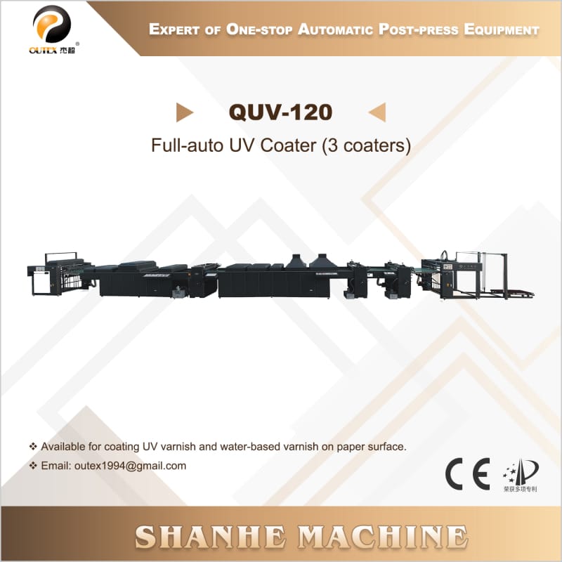 China QUV-120 Full-auto UV Coating Machine Companies, Product