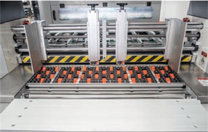 Leading edge paper feeding system