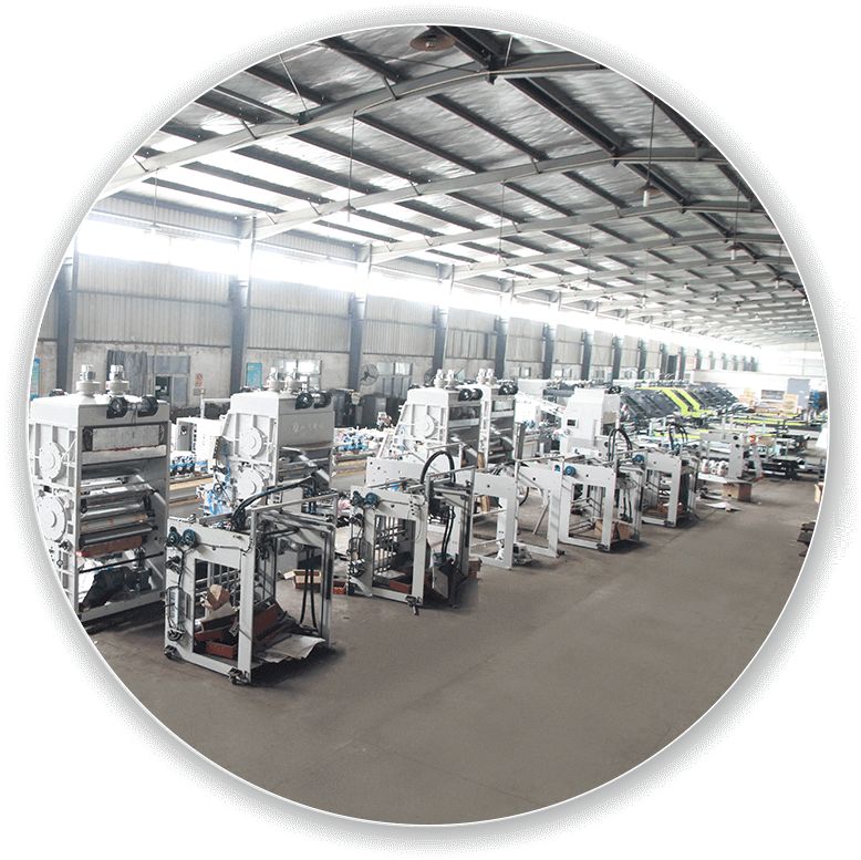 Film laminating machine assembly at SHANHE